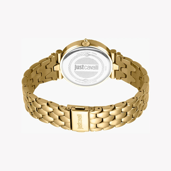 Just Cavalli Women's Gold Watch, Champagne Dial | Jc1l105m0075