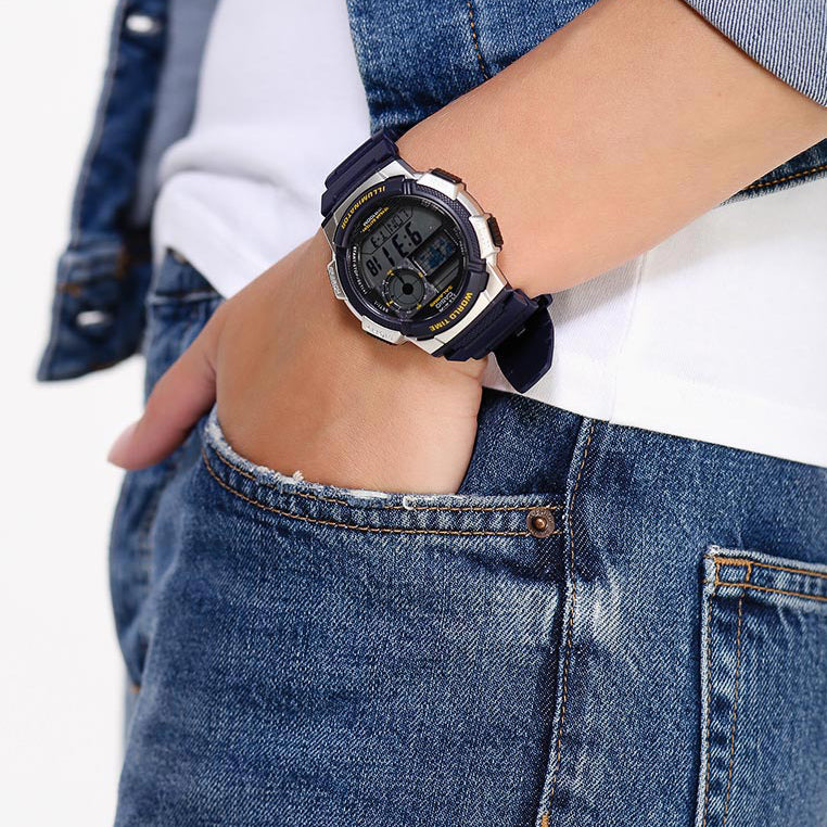 CASIO AE-1500WH-1AVDF ADVENTURE READY - MEN'S SPORTY DIGITAL WATCH WITH BLACK RESIN BAND-i-Watch-6