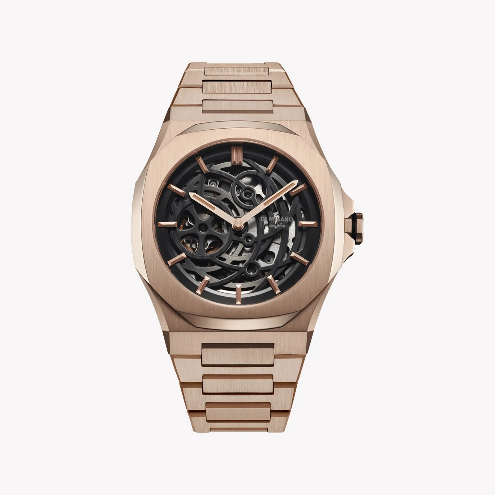D1 MILANO Men's Rose Gold Watch, Black Dial | D1-SKBJ12 by i-watch