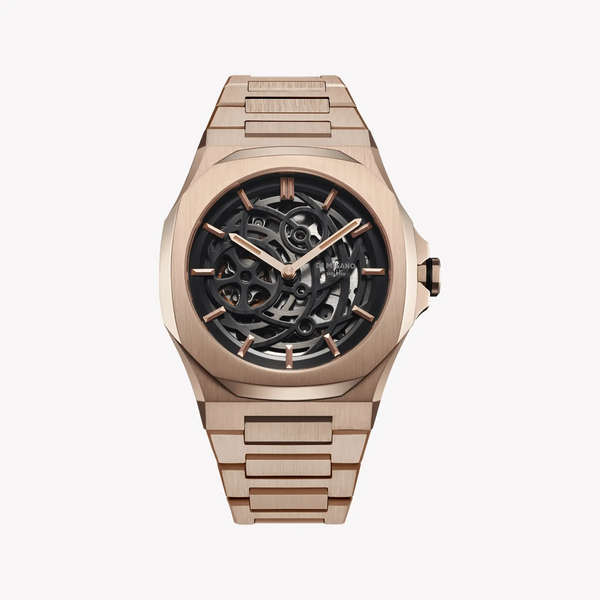 D1 MILANO Men's Rose Gold Watch, Black Dial | D1-SKBJ12 by i-watch