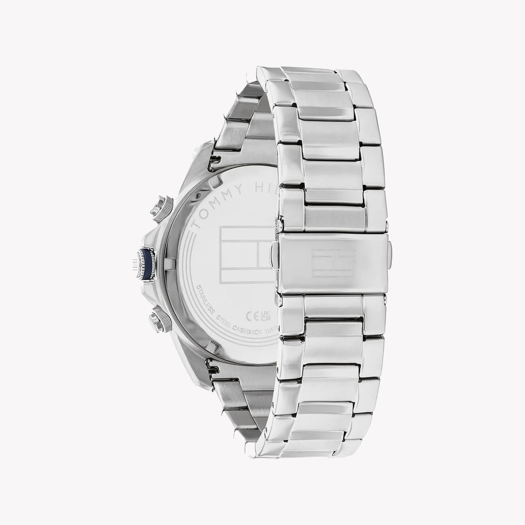 TOMMY HILFIGER 1685264 BOLD BLUE DIAL - MODERN MEN'S STAINLESS STEEL WATCH-i-Watch-3
