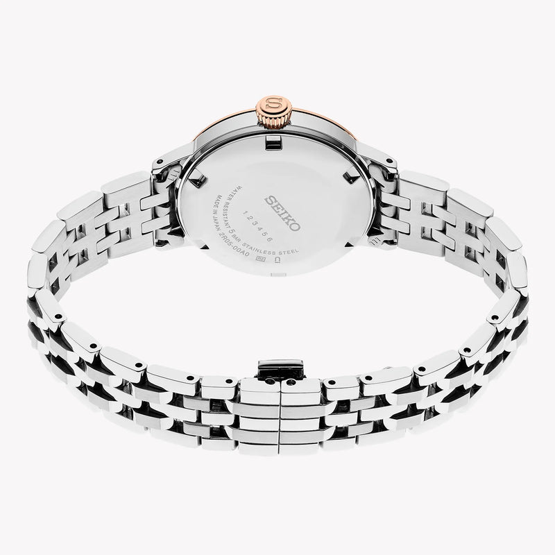 Seiko Women's Silver Stainless Steel, Pink Dial | Sre012j1 by i-watch