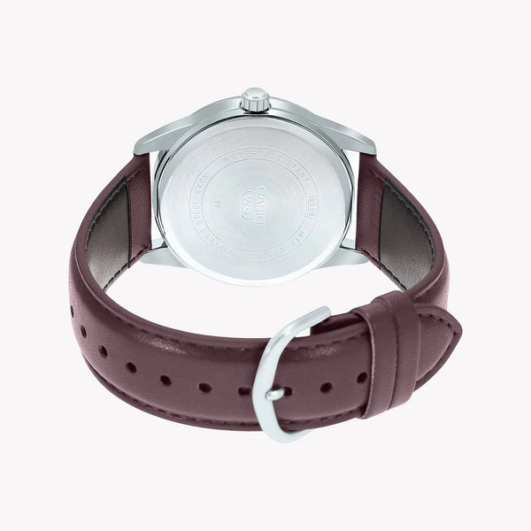 CASIO MTP-VD03L-5AUDF ELEGANT TIMEPIECE - CLASSIC MEN'S WATCH WITH LEATHER BAND AND DATE DISPLAY-i-Watch-2