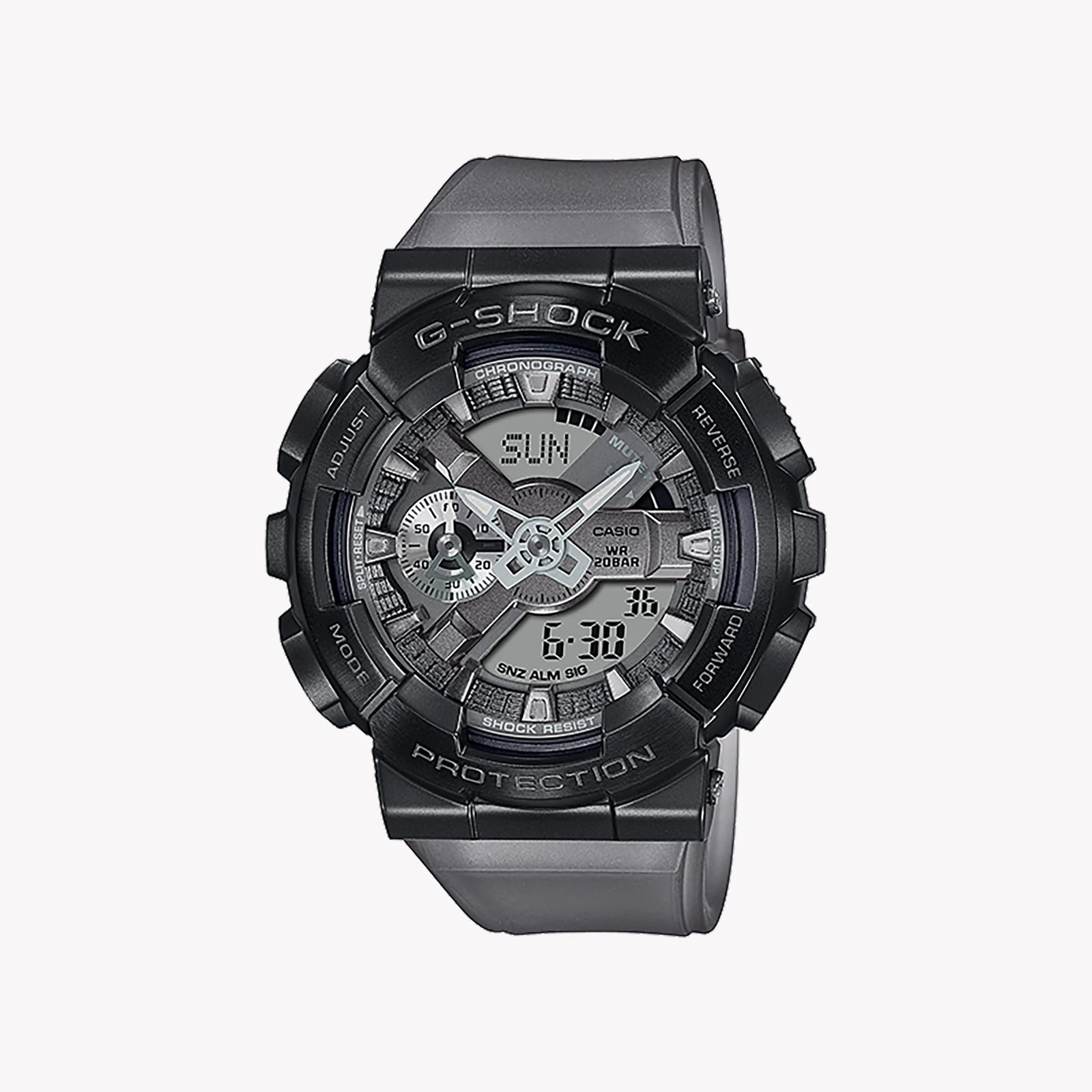 Casio G-Shock Men's Black & Grey Resin/Steel Watch | Gm-110mf-1aer by i-watch