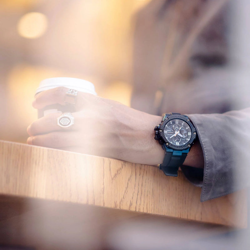 Casio G-Shock Gst-B100xb-2adr - Adventurous Spirit Series Men's Watch With Bold Blue & Black Design by i-watch