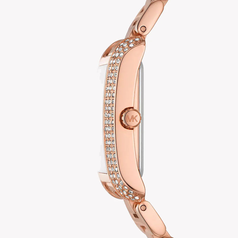 Michael Kors Women's Rose Gold Watch, Silver Dial | Mk1074set by i-watch