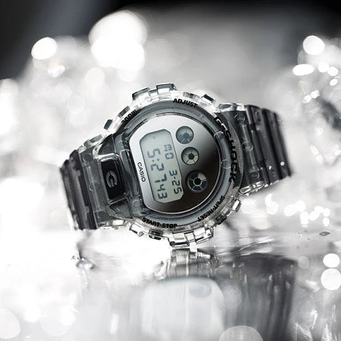 G-Shock Men's Silver Resin Watch, Digital Dial | Dw-6900sk-1dr by i-watch