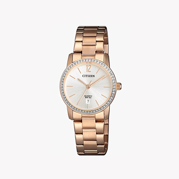 Citizen Eu6039-86a Chic Allure - Rose Gold Elegance Women's Timepiece by i-watch