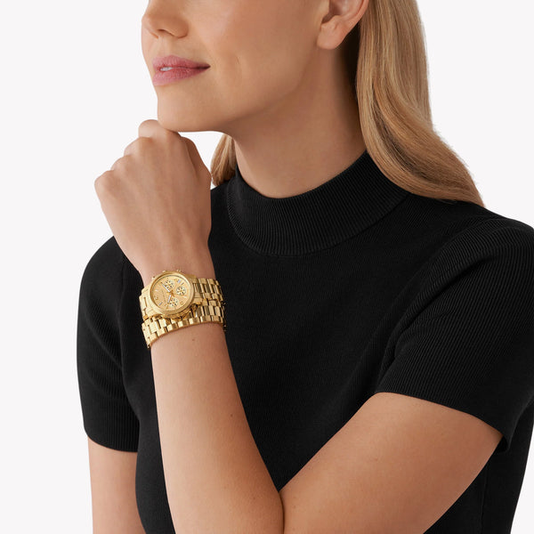 Michael Kors Women's Gold Stainless Steel Watch, Gold Dial | Mk7452 by i-watch