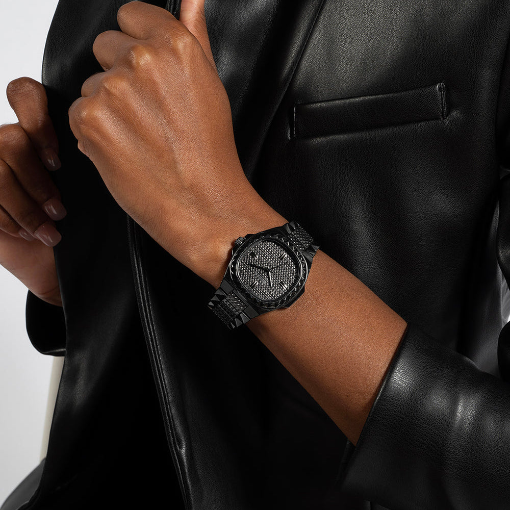 GUESS GW0601L2 BLACK ELEGANCE - STUNNING WOMEN'S WATCH WITH STAINLESS STEEL BAND-i-Watch-4