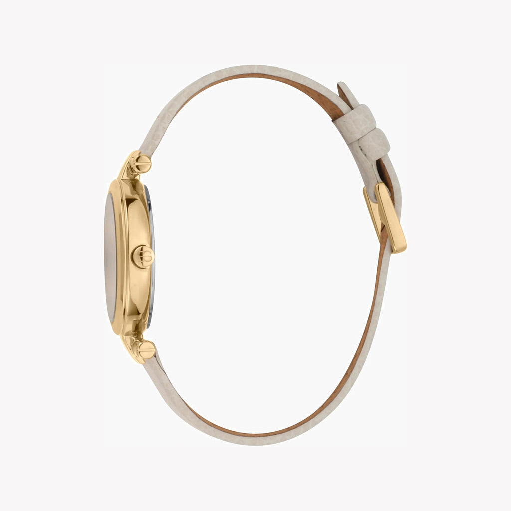 ESPRIT Women's Watch with Silver Stainless Steel Case and Beige Leather Band-i-Watch-2