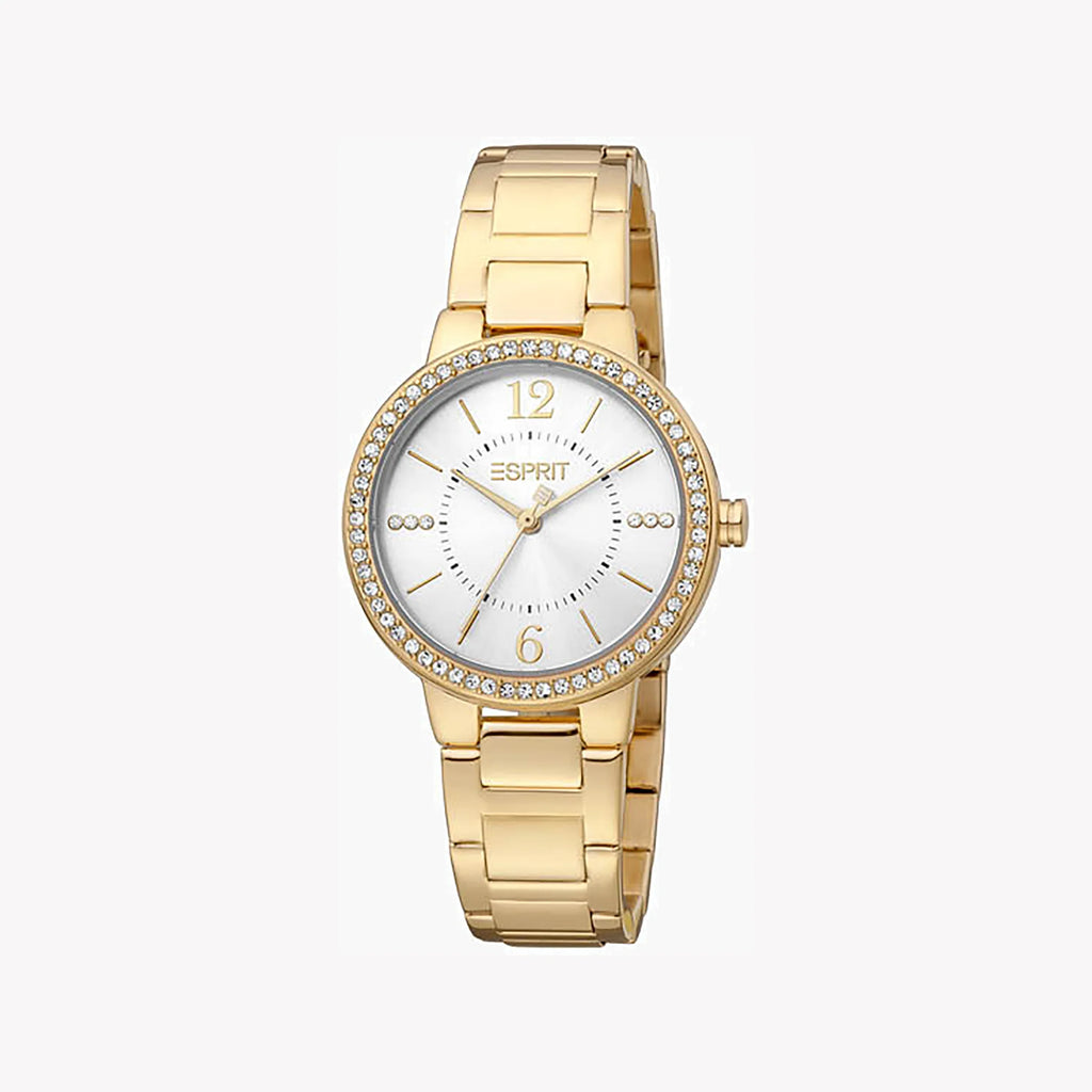 ESPRIT Women's Watch with Gold Stainless Steel Case and Gold Stainless Steel Band-i-Watch-2