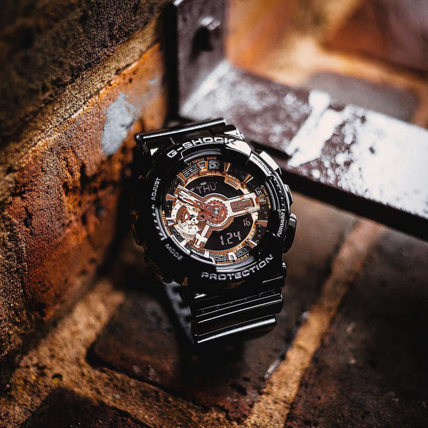 G-Shock Men's Black Resin Watch, Digital Dial | Ga-110mmc-1adr by i-watch