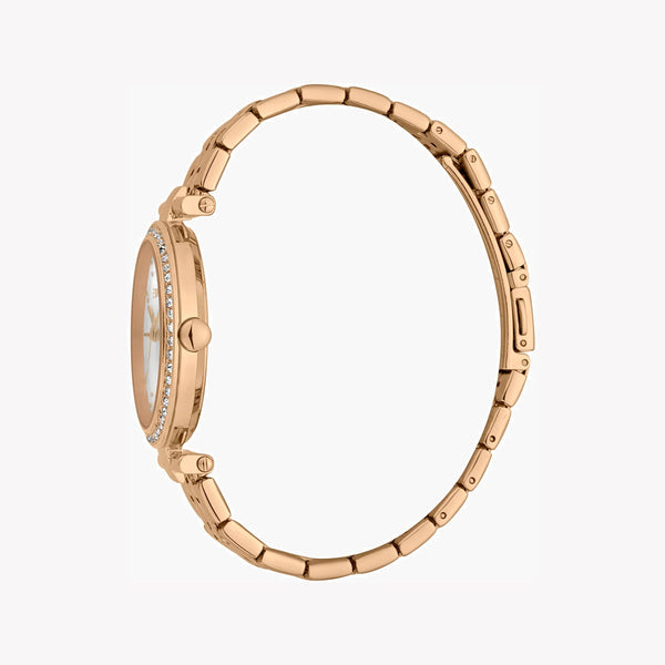 Esprit Women's Rose Gold Stainless Steel Watch, Silver Dial | Es1l203m0055 by i-watch