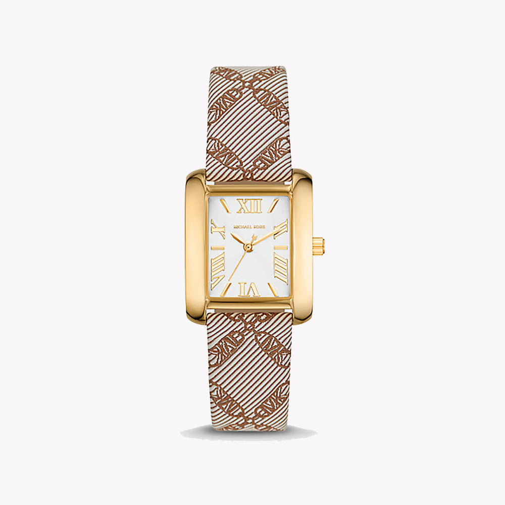 Michael Kors Women's Gold Stainless Steel, Brown Leather | Mk2990 by i-watch