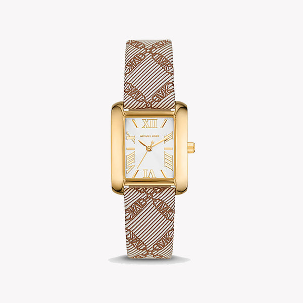 Michael Kors Women's Gold Stainless Steel, Brown Leather | Mk2990 by i-watch