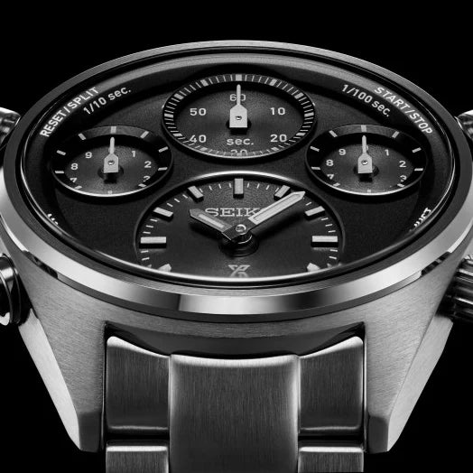 Seiko Prospex Men's Silver Watch, Dark Blue Dial | Sfj003p1 by i-watch