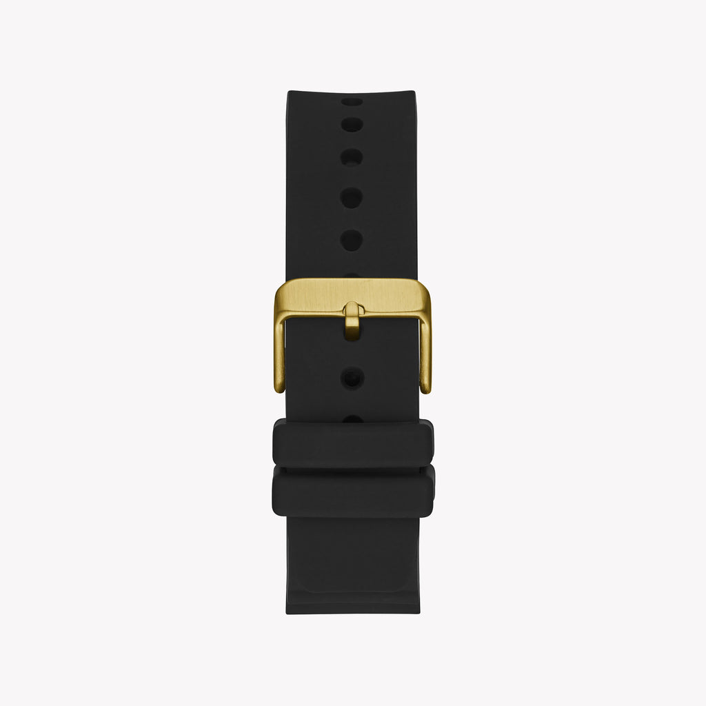 GUESS GW0420G2 BOLD ELEGANCE - MEN'S STYLISH GOLD & BLACK WATCH with Silicone Band-i-Watch-3