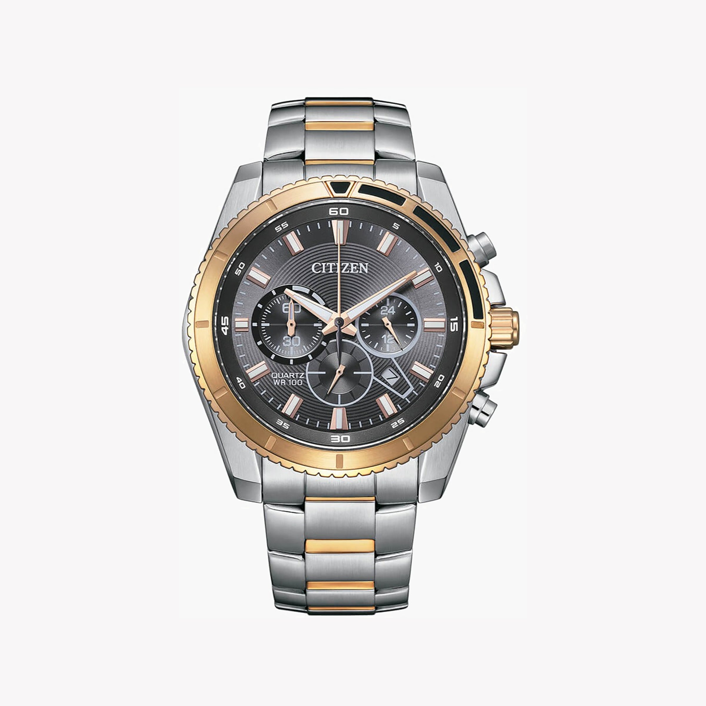 CITIZEN AN8204-59H DYNAMIC VERSATILITY - STYLISH MEN'S WATCH WITH MULTI-DIAL FUNCTIONALITY