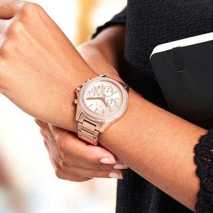 Armani Exchange Women's Rose Gold Watch, Stainless Steel | Ax5652