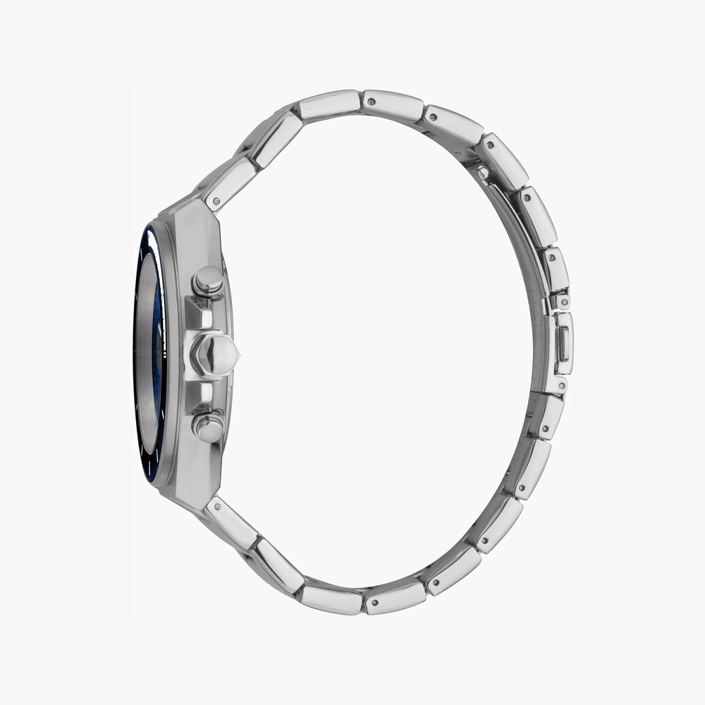 Just Cavalli Men's Silver Watch, Blue Dial | Jc1g139m0065 by i-watch
