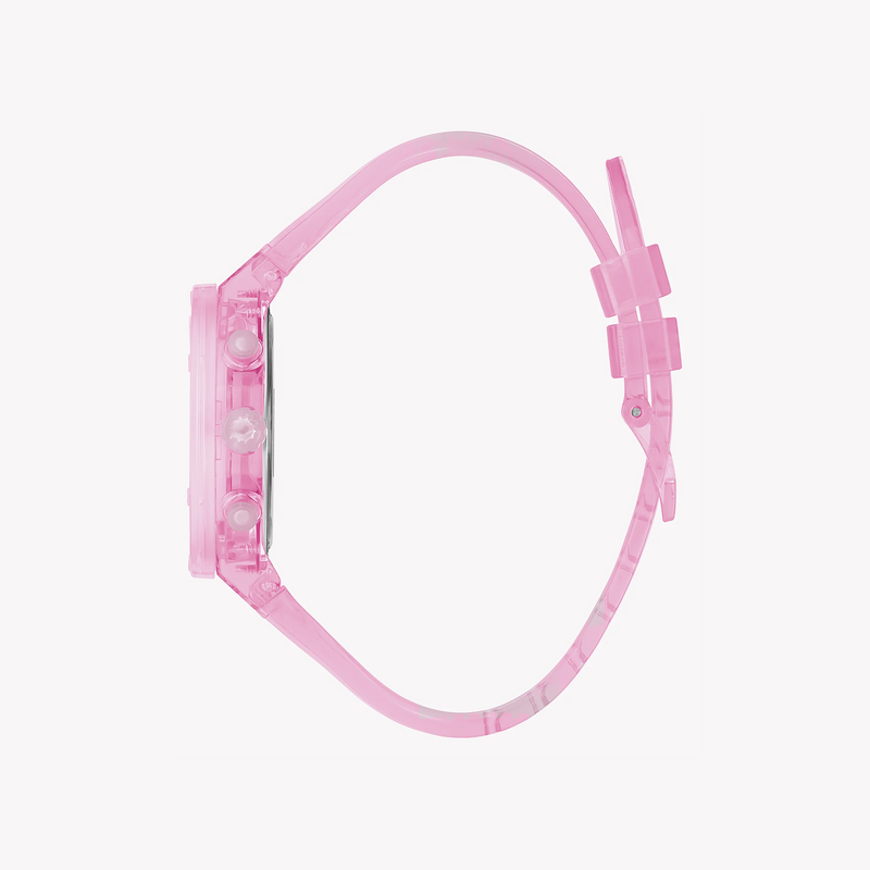 Guess Women's Pink Plastic Watch, Pink Dial | Gw0438l2 by i-watch