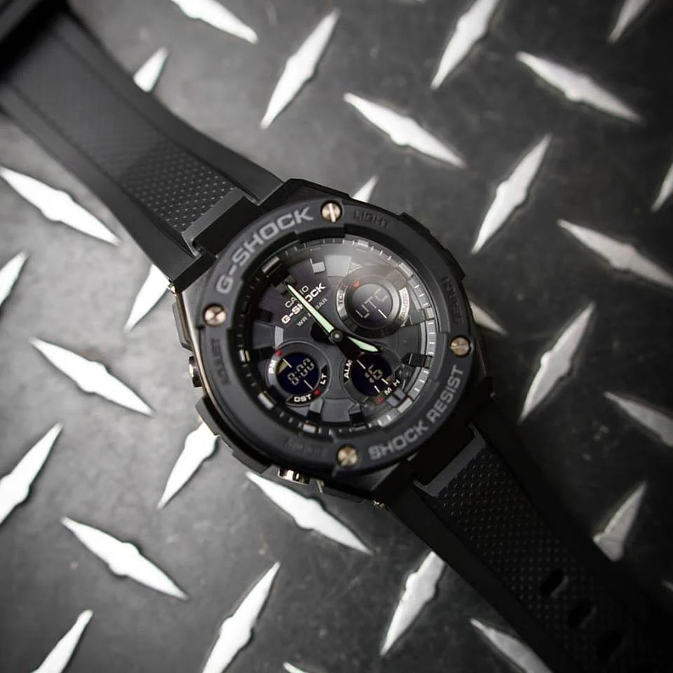 G-Shock Men's Black Stainless Steel Watch, Resin Band | Gst-S100g-1bdr by i-watch