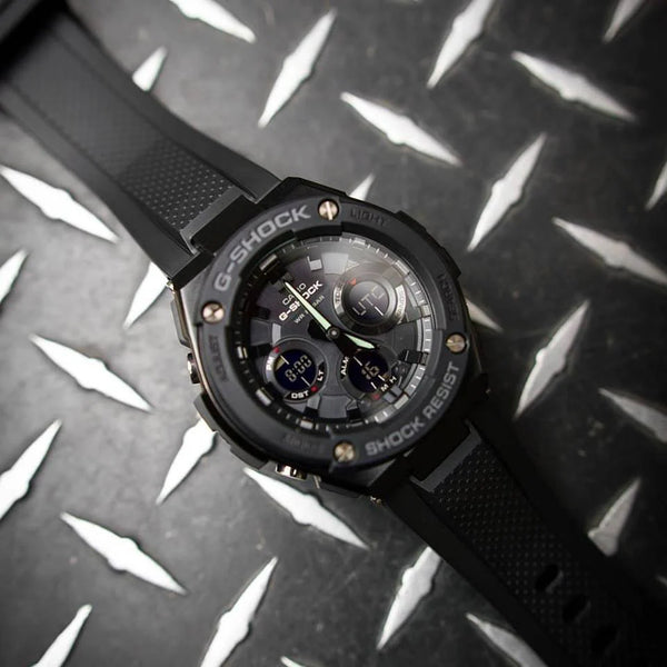 G-Shock Men's Black Stainless Steel Watch, Resin Band | Gst-S100g-1bdr by i-watch