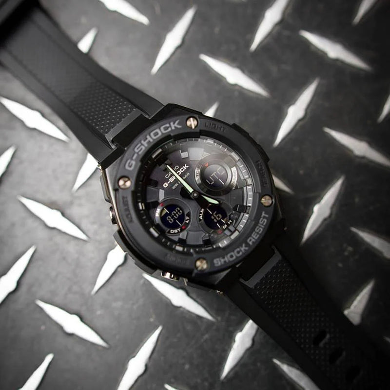 G-Shock Men's Black Stainless Steel Watch, Resin Band | Gst-S100g-1bdr by i-watch