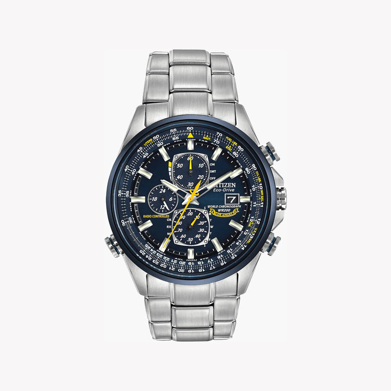 Citizen Eco-Drive At8020-54l - Bold Outdoor Adventure Men’S Watch With Stainless Steel And Black Dial by i-watch
