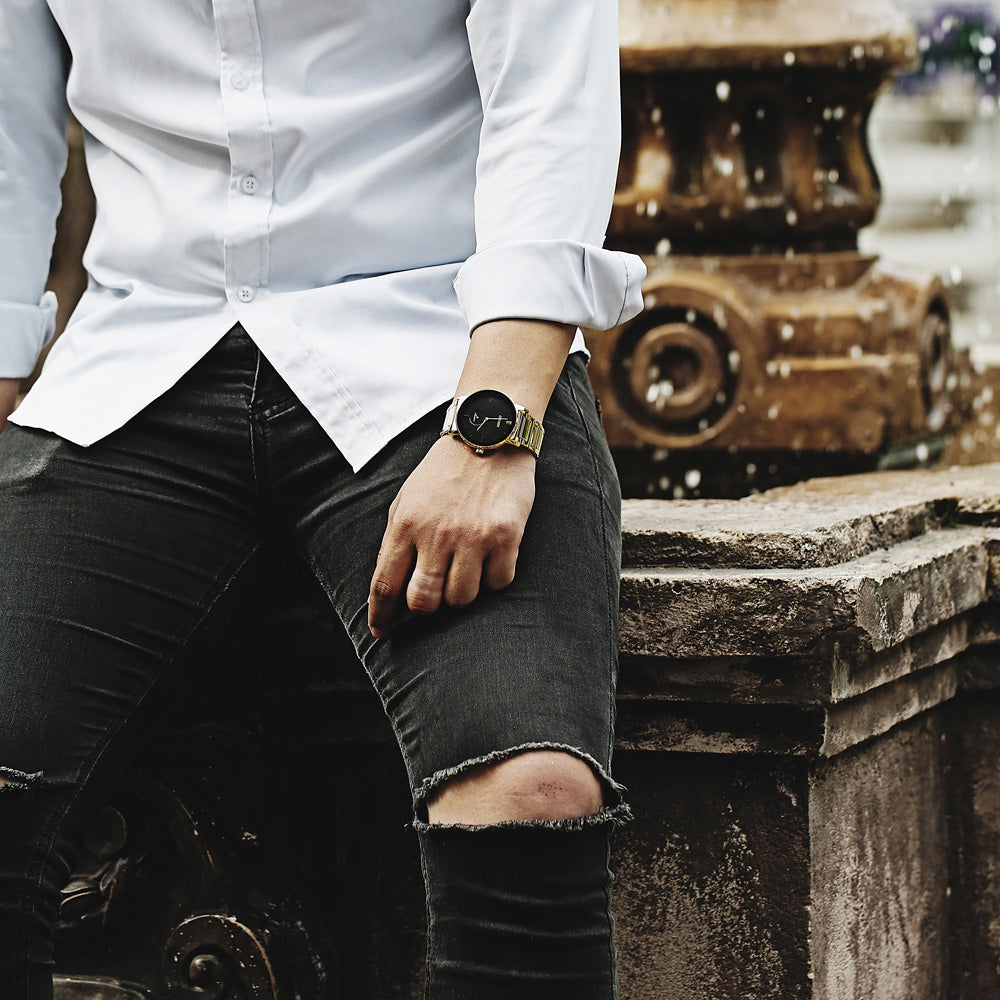 CITIZEN BE9182-57E - BOLD SOPHISTICATION Men's Watch with Gold Tone, Black Dial & Premium Precision-i-Watch-2