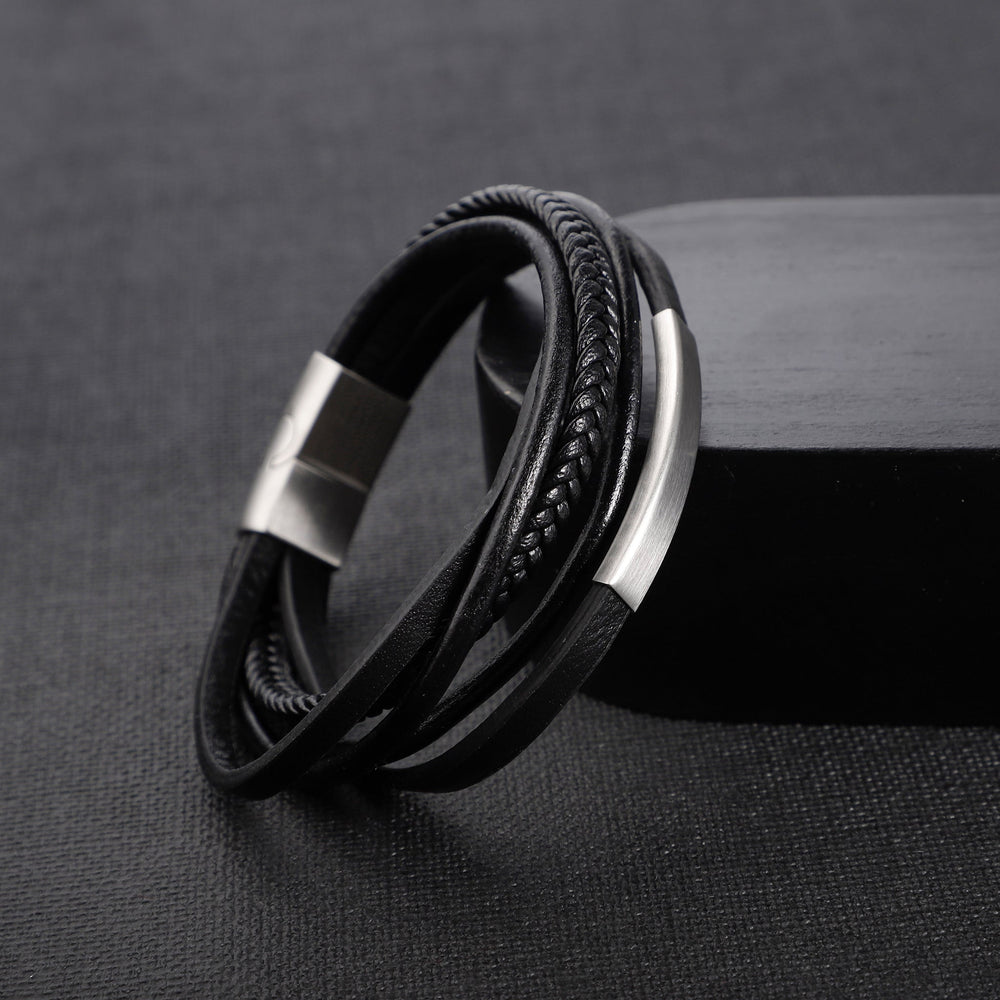 Zjbc049bs Zink Men's Bracelets by i-watch