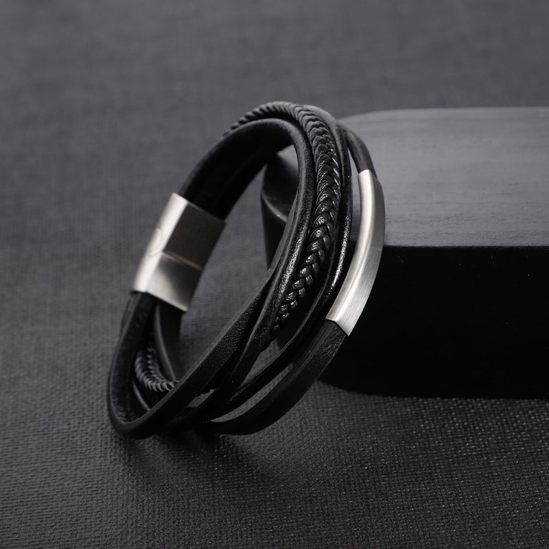 Zjbc049bs Zink Men's Bracelets by i-watch