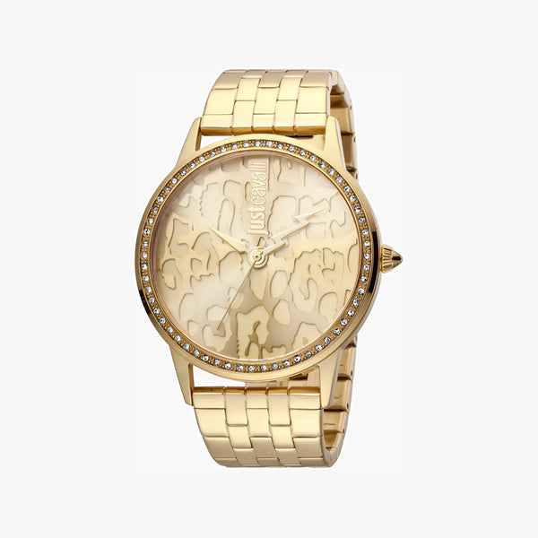 Just Cavalli Women's Gold Watch, Champagne Dial | Jc1l094m0055