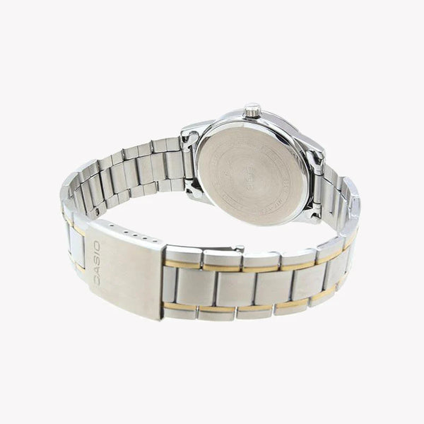 Casio Women's Stainless Steel Watch, Beige Dial | Ltp-V001sg-9b by i-watch