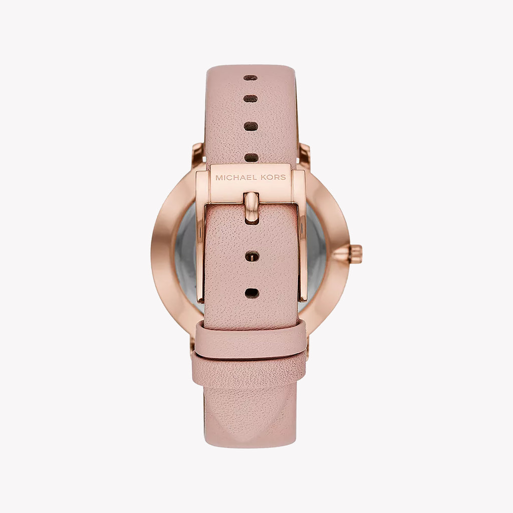 MICHAEL KORS MK1078SET - CHIC SOPHISTICATION WOMEN'S ROSE GOLD TIMEPIECE WITH PINK LEATHER BAND-i-Watch-3