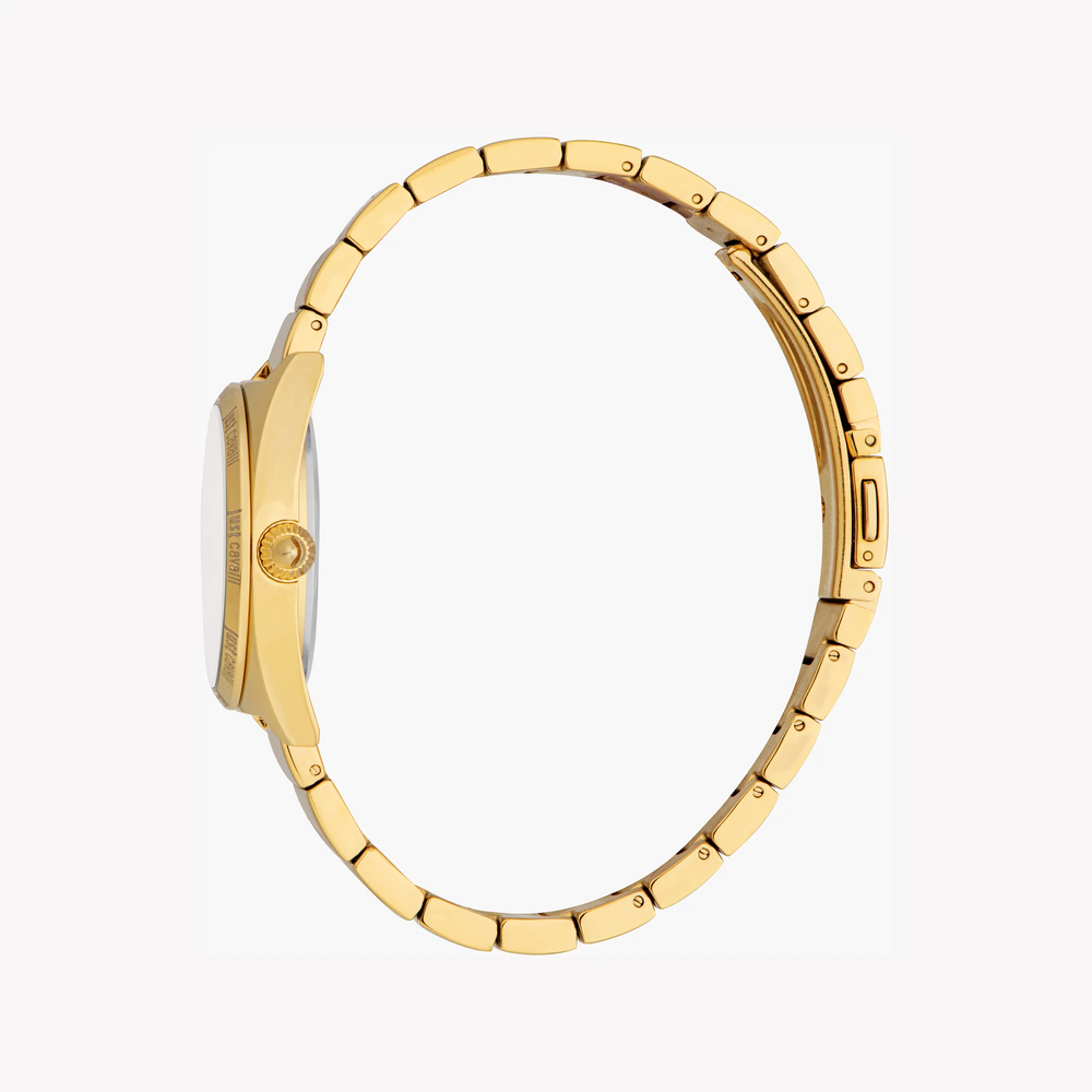 Just Cavalli Women's Gold Watch, Silver Dial | Jc1l329m0055 by i-watch