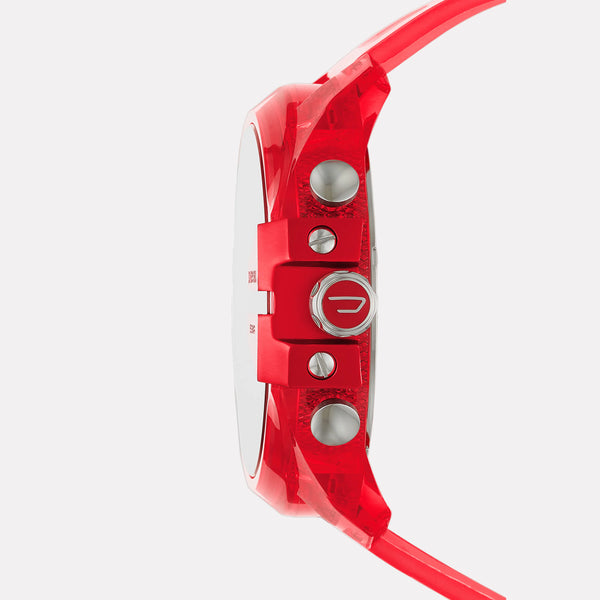 Diesel Men's Red Watch, Plastic Case/Polyurethane Band | Dz4534 by i-watch