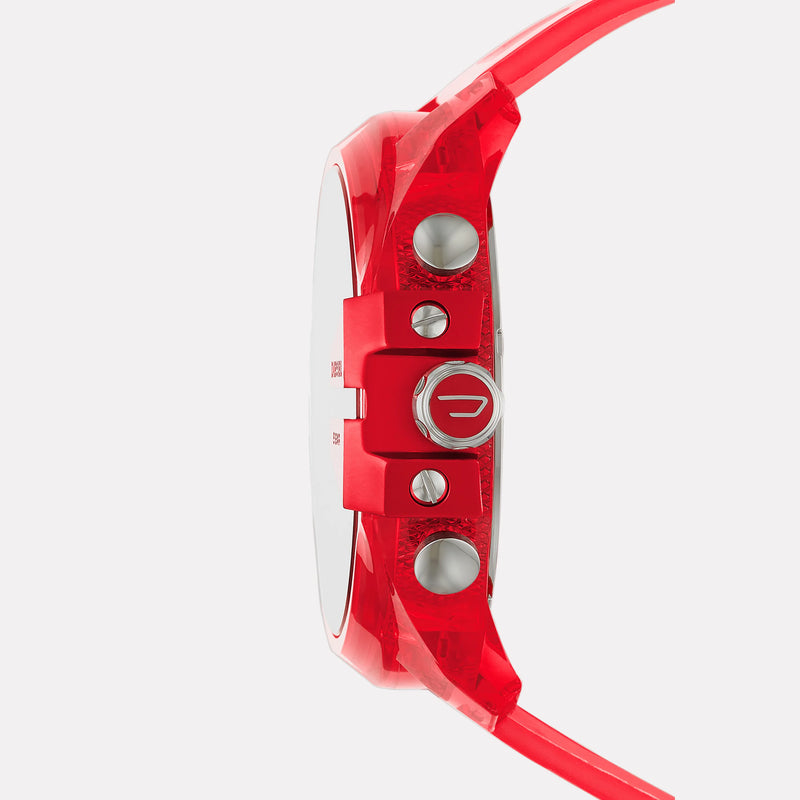 Diesel Men's Red Watch, Plastic Case/Polyurethane Band | Dz4534 by i-watch