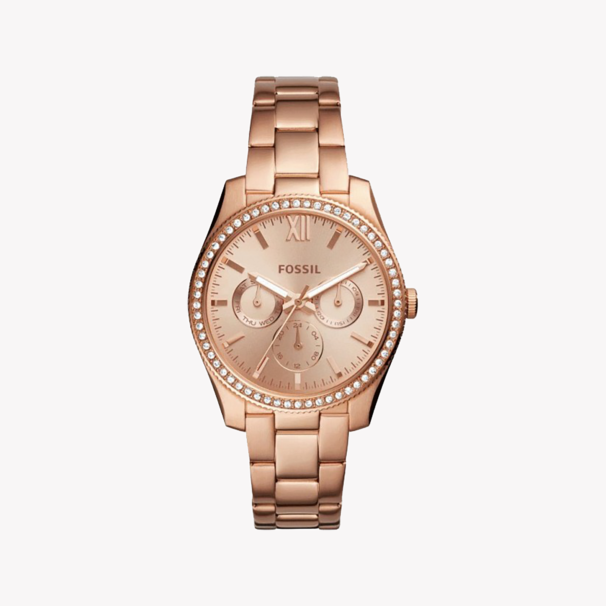 FOSSIL ES4315 ROSE GOLD ELEGANCE - TIMELESS WOMEN'S WATCH FOR MODERN GLAMOUR