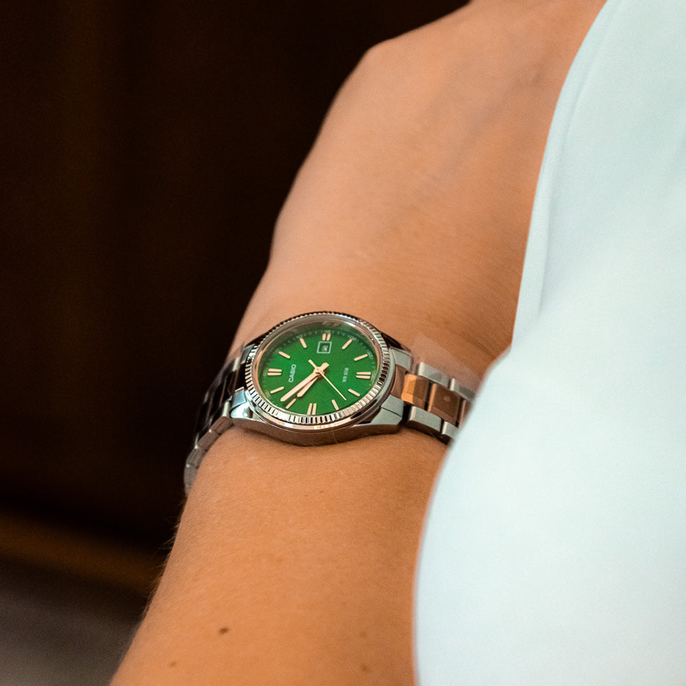 CASIO LTP-1302PRG-3AVEF ELEGANT TIMEPIECE - SOPHISTICATED METAL DESIGN FOR MODERN WOMEN-i-Watch-4