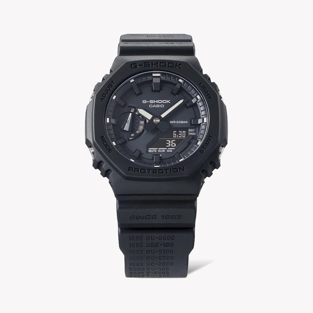 Casio G-Shock Men's Black Resin Watch, Carbon Case | Ga-2140re-1aer by i-watch