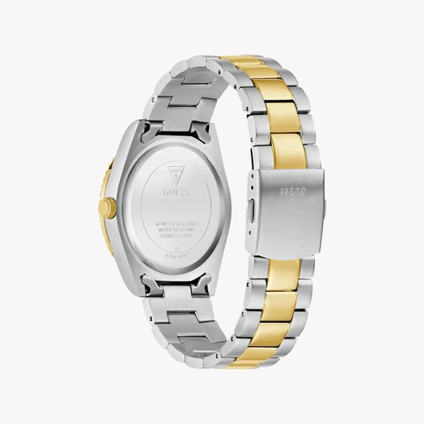 Guess Men's Silver & Gold Watch, Gold Dial | Gw0265g14 by i-watch