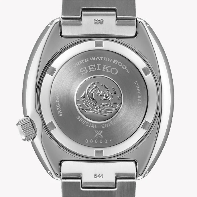 Seiko Prospex Men's Silver Stainless Steel Watch, Dark Blue Dial | Srpj35k1 by i-watch