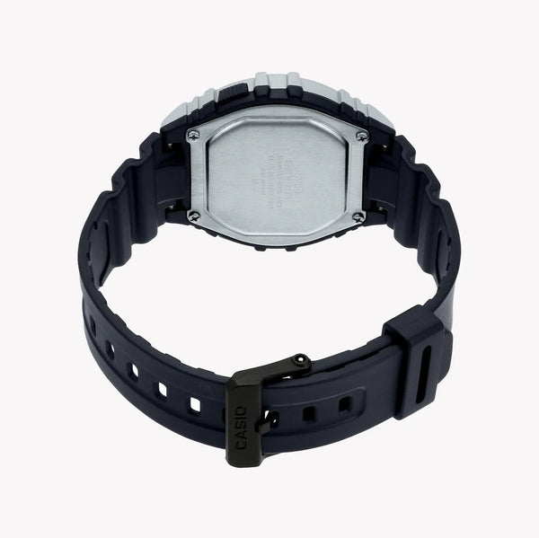 Casio W-216h-1cvdf Men's Sporty Elegance - Timeless Functionality & Style Watch With Sleek Silver Case And Dynamic Digital Dial by i-watch