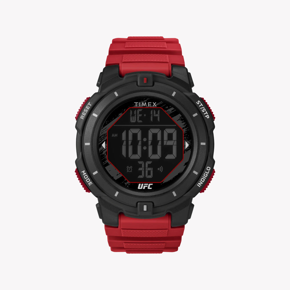 TIMEX UFC RUMBLE DIGITAL WATCH - FIGHTER'S ESSENTIAL with Bold Display & Durable Strap