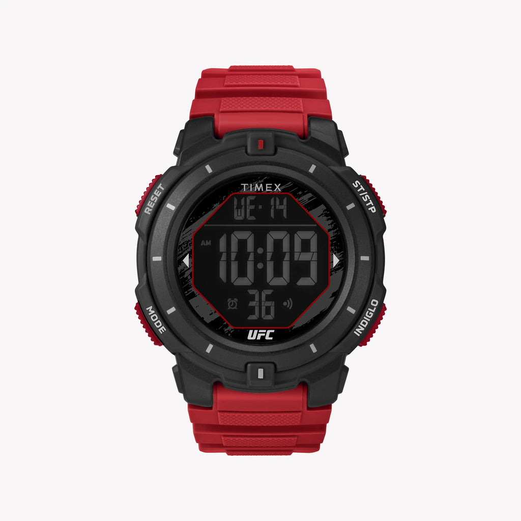 TIMEX UFC RUMBLE DIGITAL WATCH - FIGHTER'S ESSENTIAL with Bold Display & Durable Strap