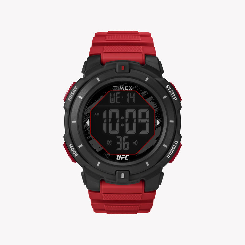 TIMEX UFC RUMBLE DIGITAL WATCH - FIGHTER'S ESSENTIAL with Bold Display & Durable Strap