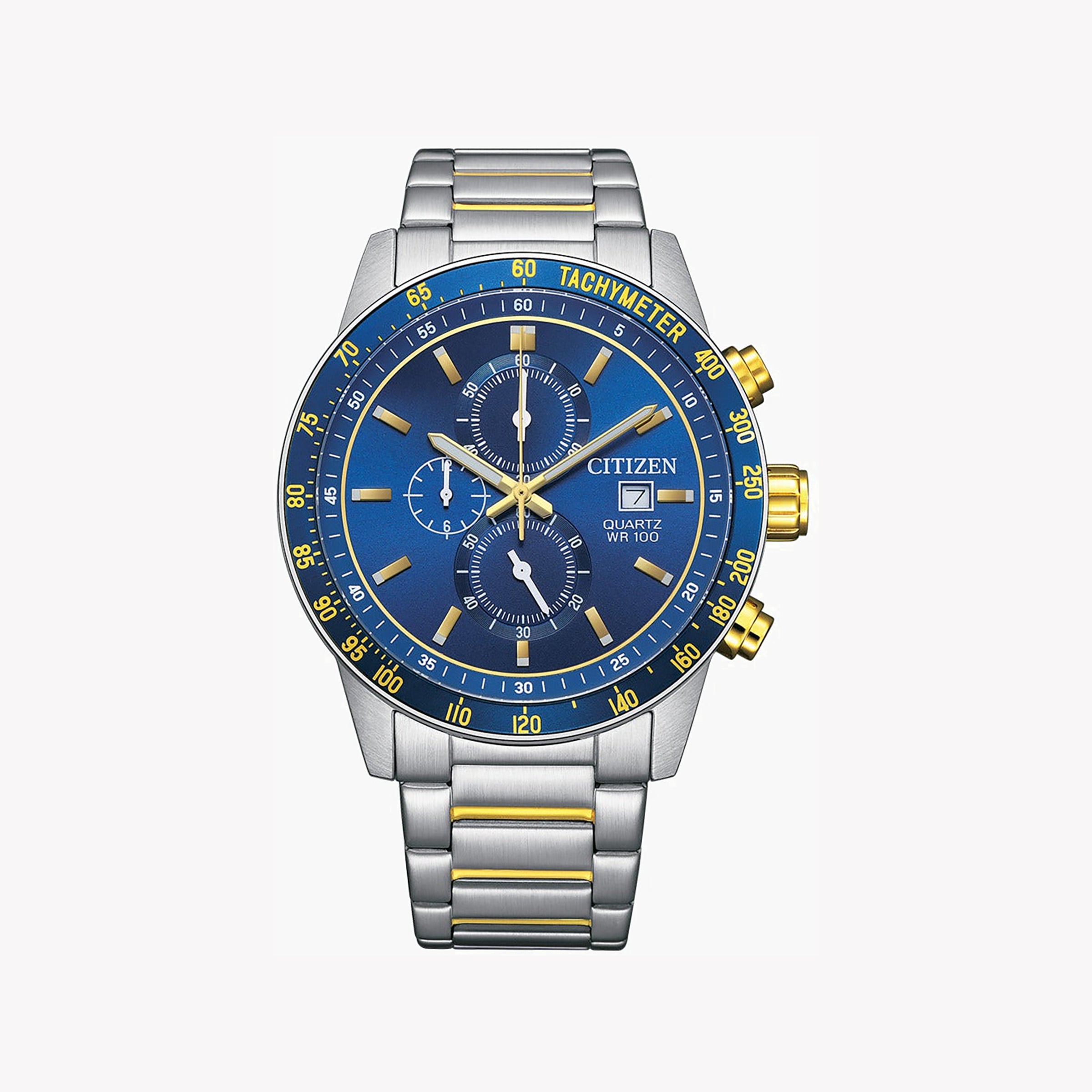 CITIZEN AN3684-59L DYNAMIC SOPHISTICATION - MEN'S QUARTZ CHRONOGRAPH IN BLUE & STAINLESS STEEL