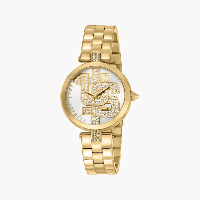 Just Cavalli Women's Gold Stainless Steel Watch, Silver Dial | Jc1l241m0055 by i-watch
